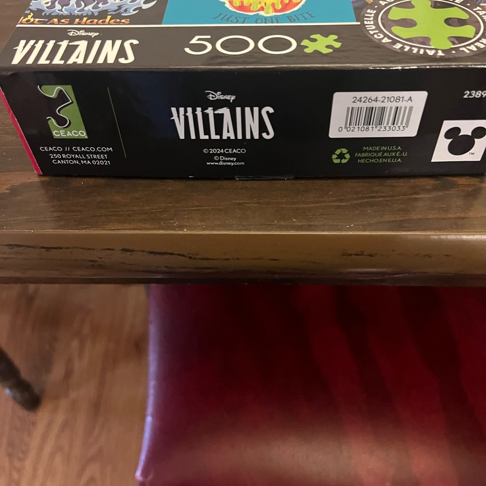 Disney Villains Puzzle with Colorful Characters - Picture 2 of 3